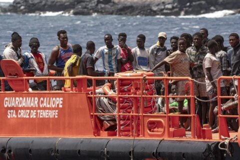 Hundreds of migrants attempt to swim from Morocco to the Spanish territory of Ceuta