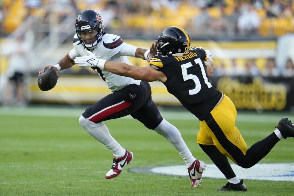 C.J. Stroud throws TD pass in Texans’ 20-12 exhibition victory over Steelers