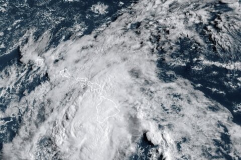 Tropical Storm Hone moves past Hawaii as two other cyclones stay active in the Pacific Ocean