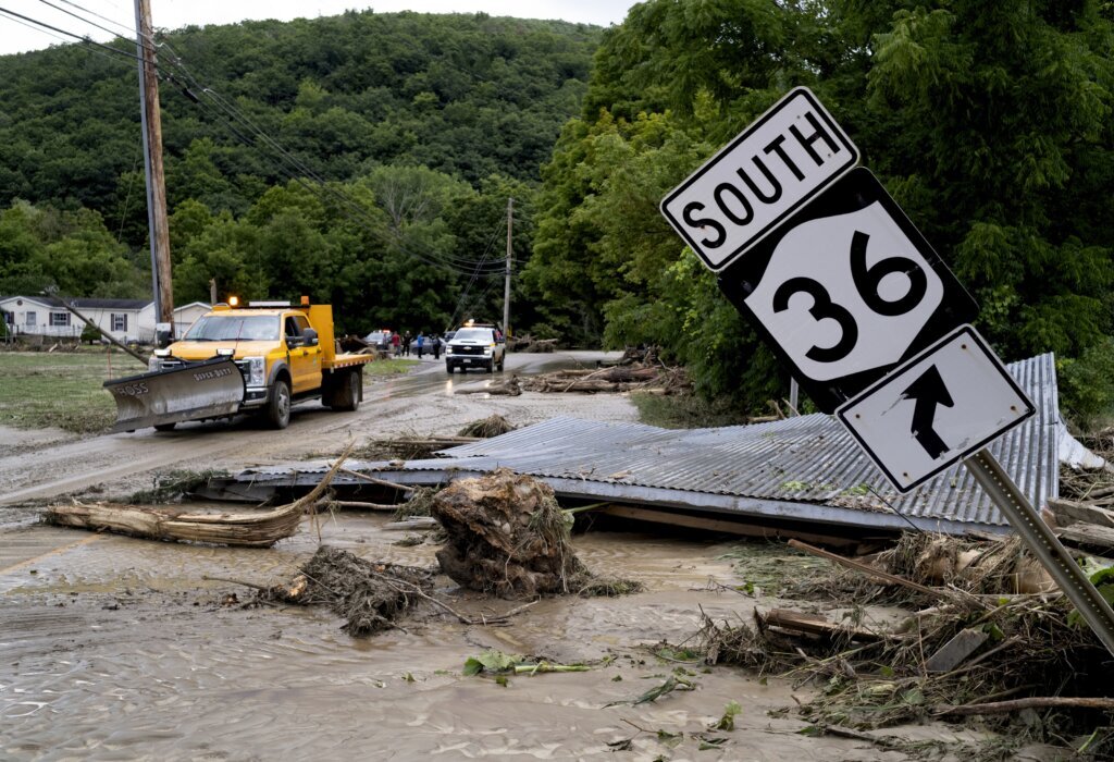 Debby finally moves out of the US, though some flooding risk and power outages remain