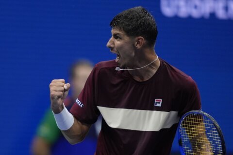 Defending champion Novak Djokovic is shocked at the US Open one night after Carlos Alcaraz’s loss