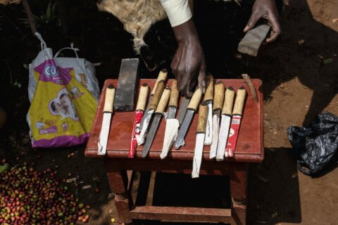 A mass circumcision is marketed to tourists in a remote area of Uganda. Some are angrily objecting