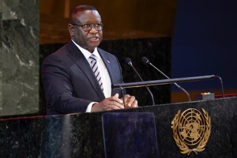 Sierra Leone's president uses UN Security Council presidency to urge more seats for Africa