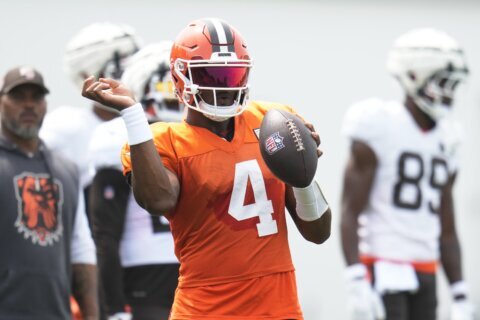 Browns QB Deshaun Watson dealing with arm soreness, may impact whether he plays in preseason finale