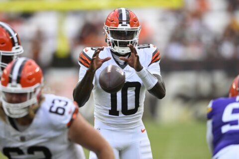 Browns release QB Tyler Huntley, leaving them with 3. Deshaun Watson's contract reworked for 2024