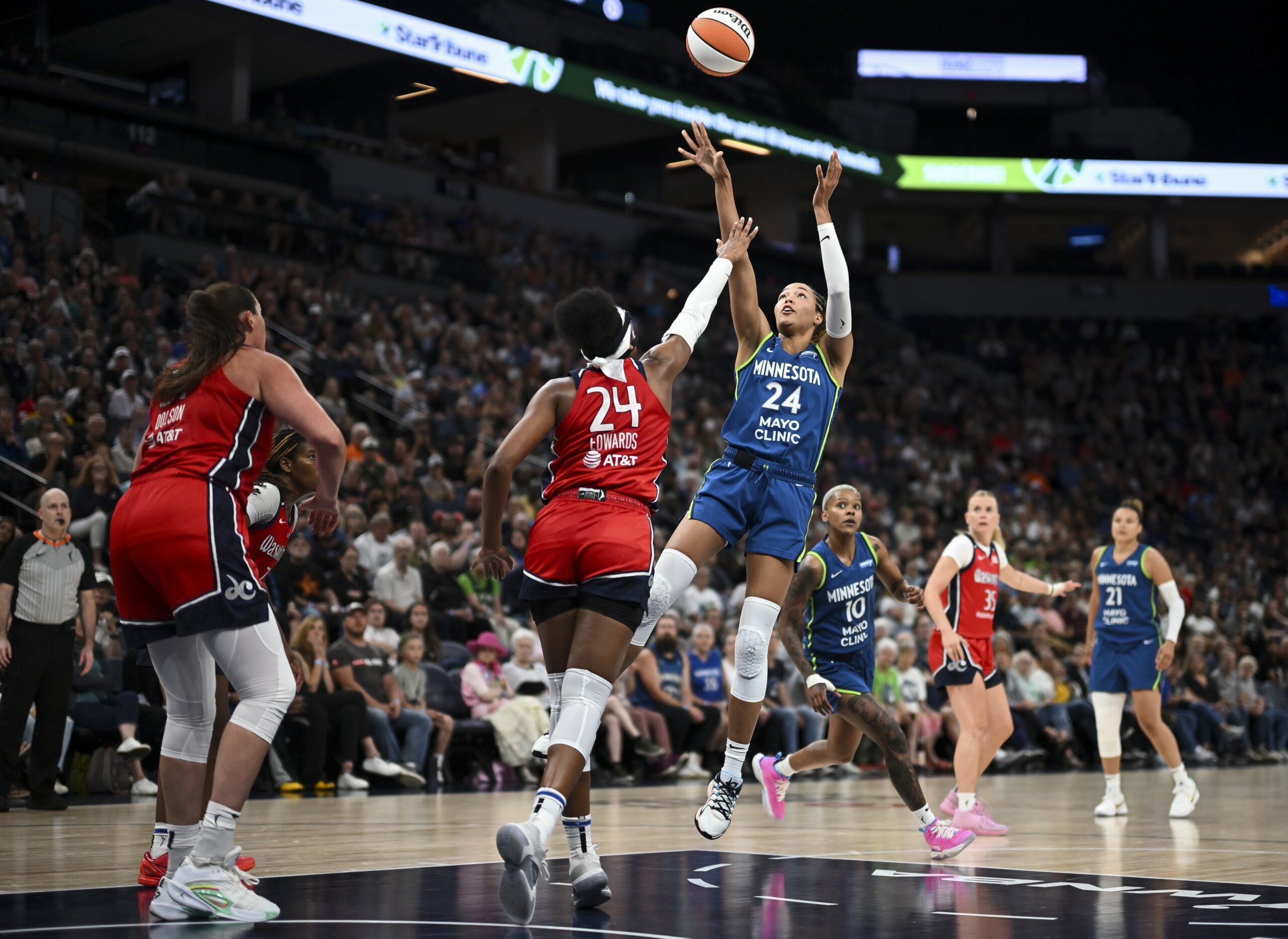 Napheesa Collier scores 17 in return from Olympic break to help the ...