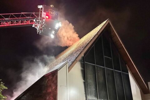 Fire breaks out overnight at Montgomery County church, causing more than $5 million in damages