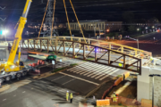 New pedestrian bridge near 'dangerous' Reston crossing is helping cyclists, runners feel safer