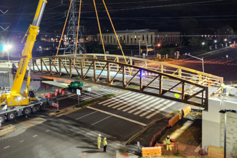 New pedestrian bridge near ‘dangerous’ Reston crossing is helping cyclists, runners feel safer