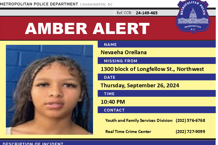 Amber Alert issued for 14-year-old DC girl – WTOP News