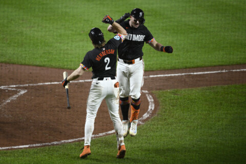 Cowser and McCann homer twice as Orioles rout Tigers 7-1 to build on AL wild card lead