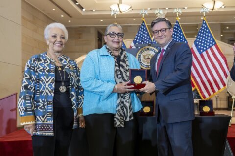 ‘Hidden Figures’ of the space race receive Congress’ highest honor at medal ceremony