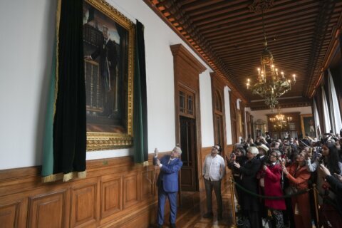 Live music, breakfast and a raffle: Mexico’s president makes the most of his final day in office