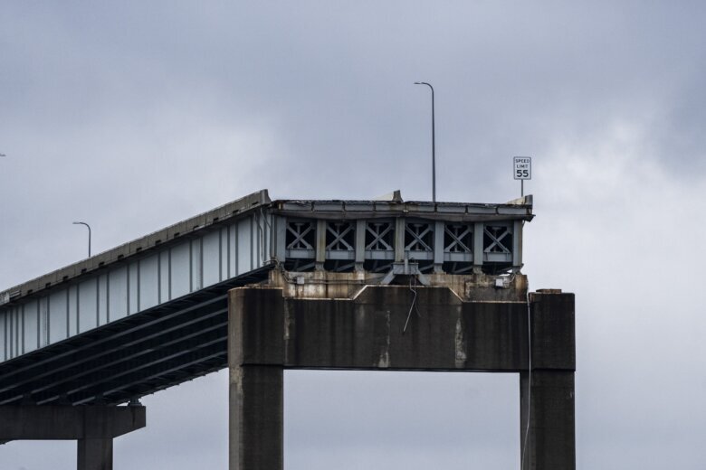 Road work inspector who leaped to safety during Baltimore bridge