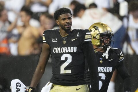 Sanders connects with Wester on Hail Mary in regulation, Colorado beats Baylor 38-31 in overtime