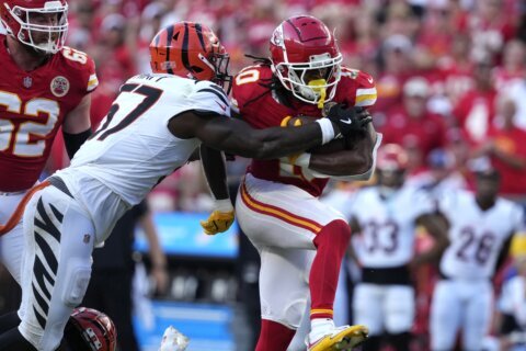 Chiefs’ Isiah Pacheco likely headed for IR after hurting ankle, AP source says