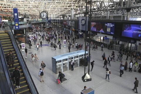 Police are probing apparent cyber vandalism on Wi-Fi networks at UK train stations