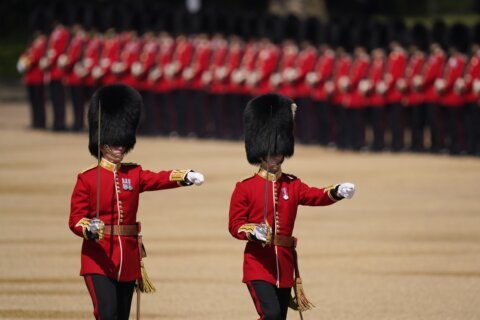 Animal rights groups object to Buckingham Palace guard's distinctive bearskin caps