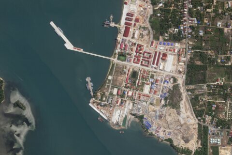 Cambodia says China gifting 2 warships as it finishes work expanding strategically important port