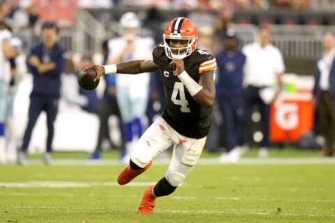 Woman suing Browns QB Deshaun Watson over alleged sexual assault to meet with NFL, her attorney says