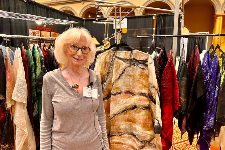 Barbara Brecher at the Craft2Wear show