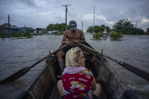 Helene strengthens to a Category 3 hurricane as it races toward Florida