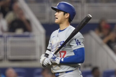 Ohtani steals 49th base in Dodgers' 8-4 win over Marlins