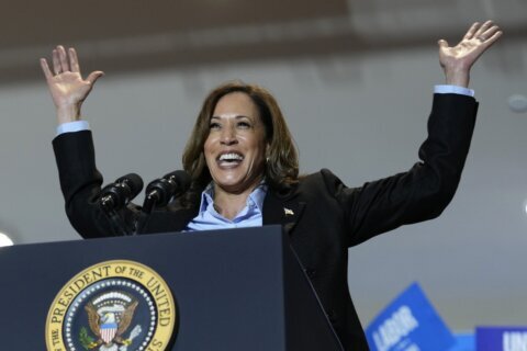 Harris visits New Hampshire to tout her small business tax plan