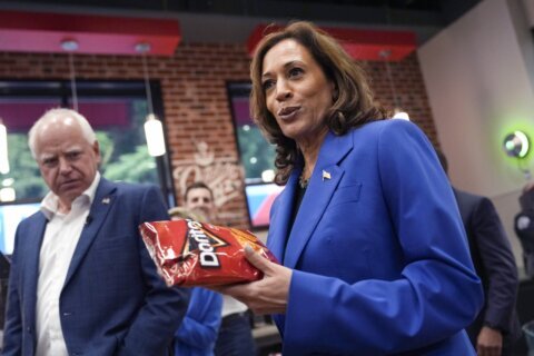 Harris turns to her favorite foods in effort show a more private side and connect with voters