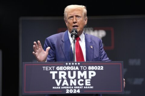 Trump mixes up the name of Charlottesville, Virginia, during his speech in Georgia