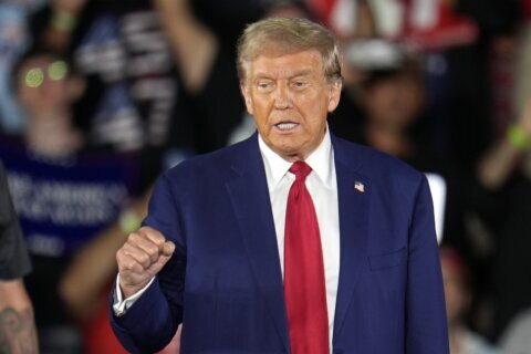 Trump lists his grievances in a Wisconsin speech intended to link Harris to illegal immigration