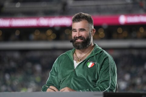 Penn State police won’t charge retired Eagles center Jason Kelce over cellphone incident with a fan