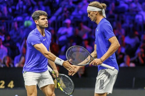 Laver Cup is 2-2 after Fritz and Shelton win doubles from Alcaraz and Zverev