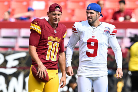 Losing kicker Graham Gano to injury hamstrings the Giants in their loss at Washington