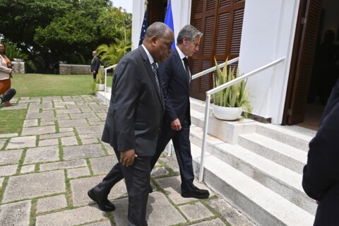 Blinken arrives in Haiti to show US support for fighting gang violence