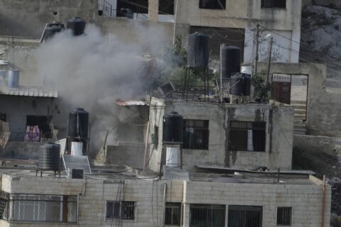 Israeli soldiers pushed 4 apparently lifeless bodies from roofs during a West Bank raid