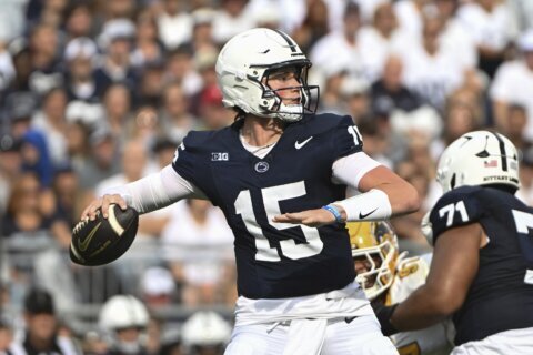 Allar’s 4 total TDs lead No. 10 Penn State over Kent State