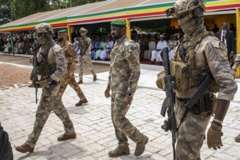 A military training camp in Mali’s capital has been attacked, the army says