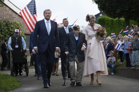 A tiny village has commemorated being the first Dutch place liberated from World War II occupation