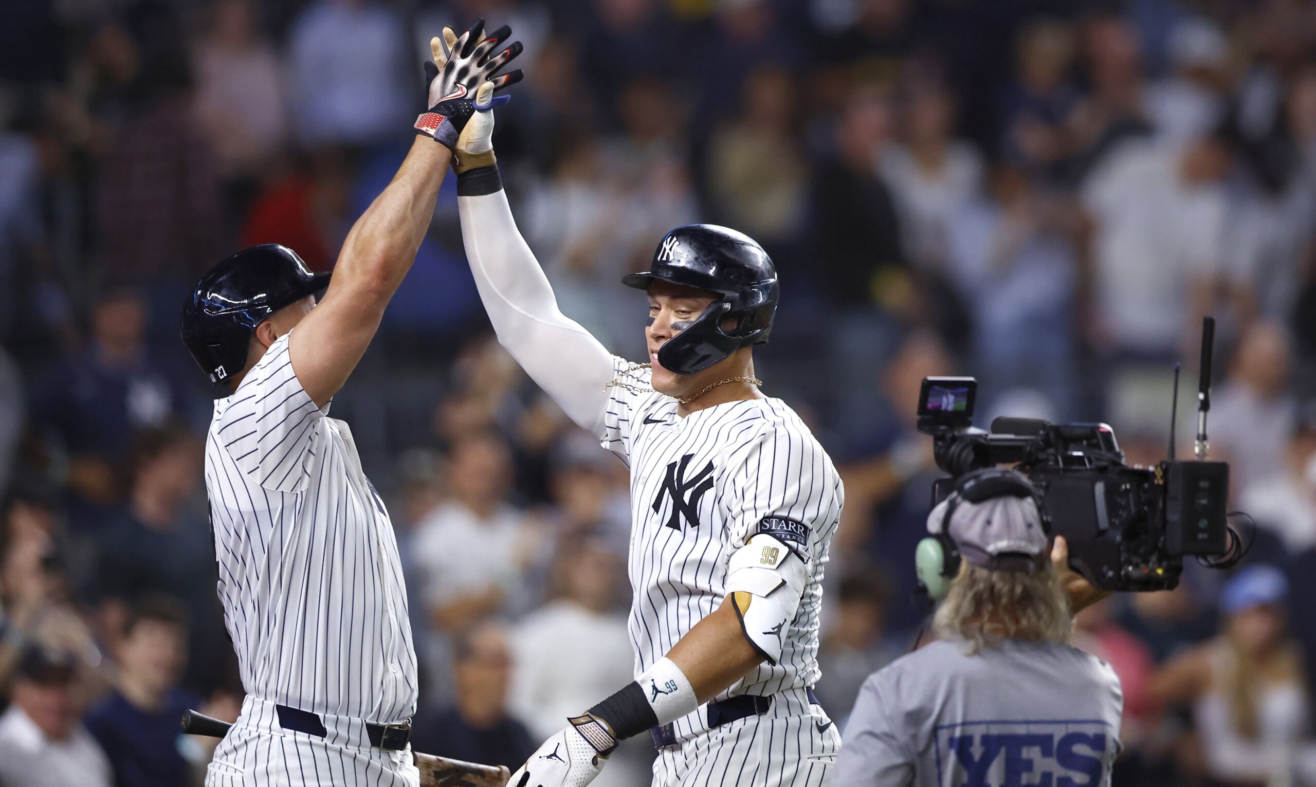 Judge, Stanton, and Cole power Yankees to 10-1 victory over Orioles, clinching AL East title