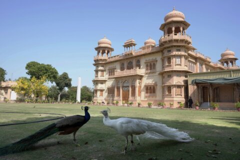 Traces of this Pakistani megacity’s past are vanishing, but one flamboyant pink palace endures