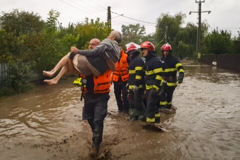 4 people found dead in eastern Romania as rainstorms leave hundreds stranded