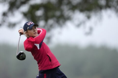 Nelly Korda leads Americans to a record-setting 6-2 margin on first day of Solheim Cup