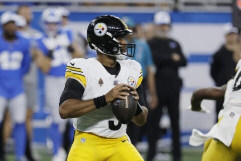 Steelers QB Russell Wilson is questionable for opener at Atlanta with a calf injury