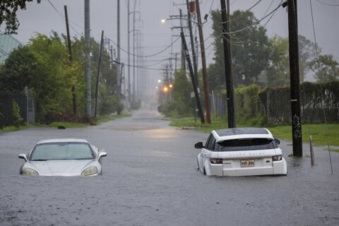 An ER nurse says it was 'second nature' to rescue a man trapped in hurricane floodwaters