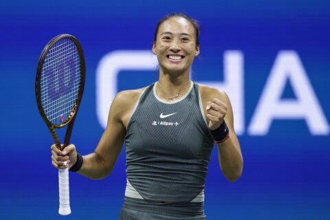 In latest-ending women's match in US Open history, Zheng beats Vekic again in Olympic rematch