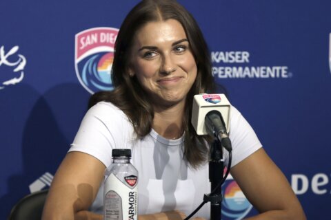 Alex Morgan leaves women's soccer 'in an amazing place' to focus on expanding her family