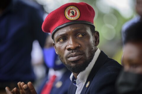 Ugandan opposition figure Bobi Wine is shot and wounded in a confrontation with police