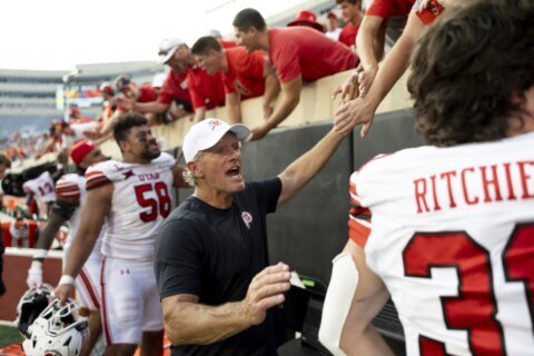 Bernard runs for 182 yards and No. 12 Utah wins Big 12 debut, beating No. 14 Oklahoma State 22-19