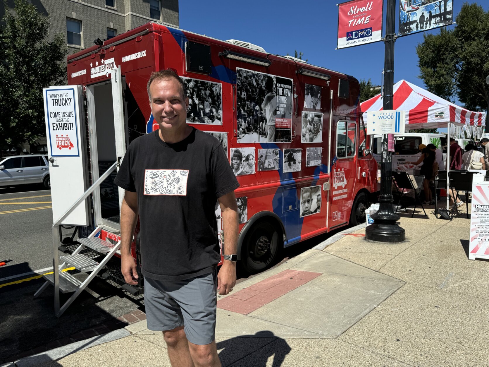 A history exhibit at Adams Morgan Day